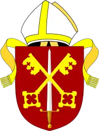 Coat of arms of the Diocese of Exeter