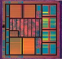 A VLSI integrated-circuit die