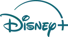 Logo for the Disney+ service.