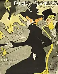 Divan Japonais lithograph by Henri de Toulouse-Lautrec (1892–93)