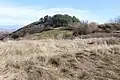 The monastery was built on this prominent hill.