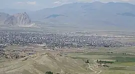 Doğubayazıt from Ishak Pasha Palace