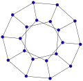 Skeleton of the dodecahedron