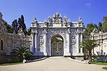 Entrance gates of the Dolmabahçe Palace, Istanbul (19th century)