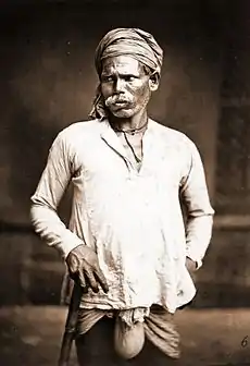 A Dom man, East Bengal (Bangladesh), 1860