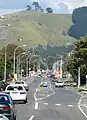 The Papamoa Hills from Domain Rd