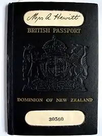 New Zealand passport