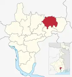 Location in West Bengal