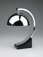 Chrome-plated table lamp by Donald Deskey (1927-31)