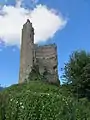 The ruins of the donjon.