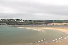 The dangerous Doom Bar at low tide