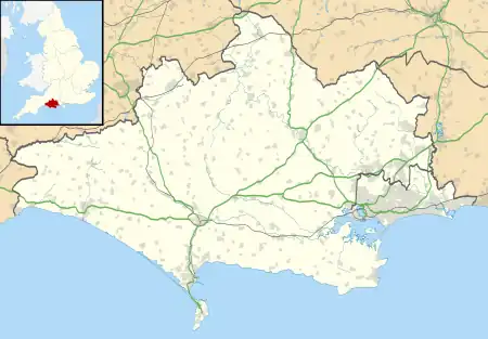 Hurn is located in Dorset