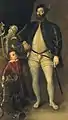 Francesco Maria with his father Guidobaldo II