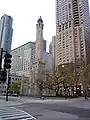 The Magnificent Mile shopping, restaurants, and the landmark Chicago Water Tower