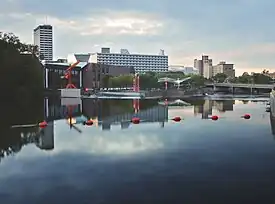 Downtown South Bend and St. Joseph River