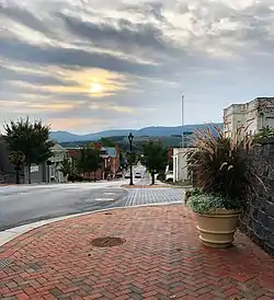 Downtown Waynesboro showing Main Street looking East