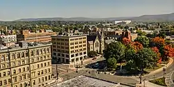 Park Square in downtown Pittsfield in 2014