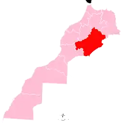 Location in Morocco