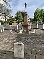 Dr Webster's Fountain and milestone