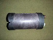 Scrubber canister of a Ray