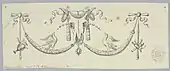 Design for a Neoclassical frieze, 1820–1830, in the Cooper Hewitt, Smithsonian Design Museum (New York City)
