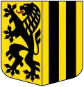 Coat of arms of Dresden, capital of the German State of Saxony