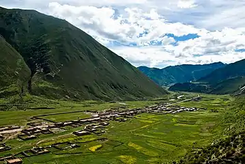 View from Drigung monastery