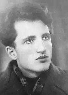 Portrait of a young Agolli, 1951