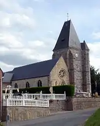 The church in Drosay