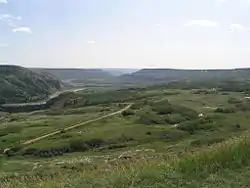 Through Dry Island Buffalo Jump Provincial Park