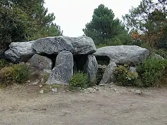 Megalithic tomb in Mane Braz (Brittany)