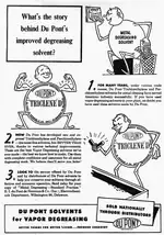 DuPont's Triclene D, for degreasing metals (1946)