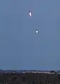Double return of Falcon Heavy test flight boosters