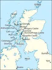 Map of Britain and Ireland