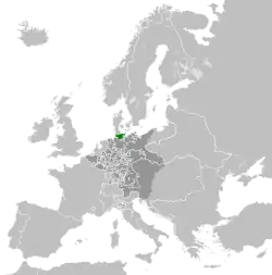 Location and borders of the Duchy of Holstein by 1789