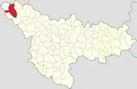 Location in Timiș County