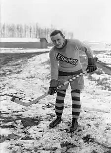 Duke Keats with the Edmonton Eskimos