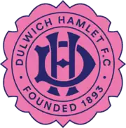 Original Dulwich Hamlet emblem created in 1893, and reintroduced in 2018 to celebrate the 125th anniversary of the club