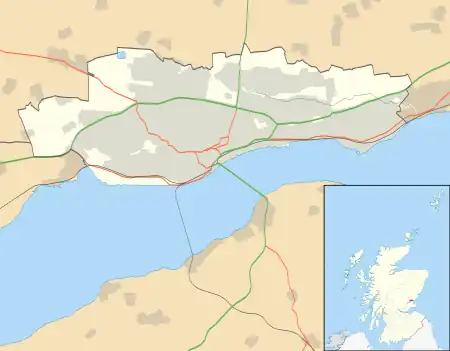 Dens Park is located in Dundee City council area