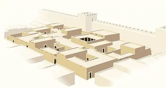 Isometric reconstruction of the L7 islet in Dura-Europos.