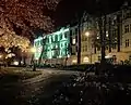 Solidarity Park at night