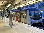 MLR E71-E112 at Tai Wai Station on its second last week of service on 29 April 2022