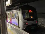 MLR E67-E114 at Hung Hom station on its third last day of service on 4 May 2022