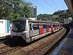 MLR E70-E92 at University station on 4 June 2015