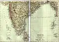 Malabar Coast in 1911 (On the southwestern region of the map)