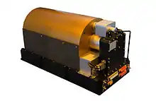 A passive hydrogen maser used as a clock in Galileo satellite navigation system.