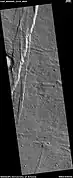 Channel that went across trough, as seen by HiRISE under HiWish program