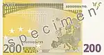 200 euro note of the 2002-2019 series(Reverse)