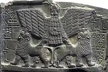 The eagle, symbol of Lagash, at the time of Entemena.