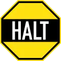 Early version of Halt (1940s-1959)